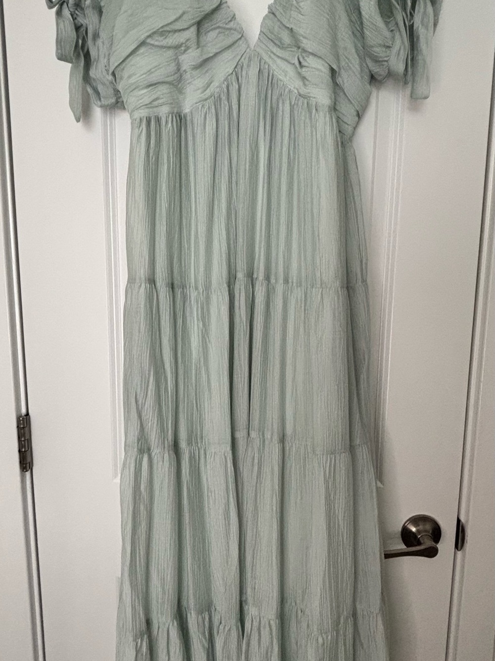 Worth Collective Grayson Dress - Mint - Bump Friendly - Picture 4 of 7